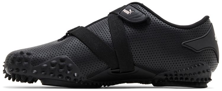 Puma Mostro Perforated Leather Pack   Black White