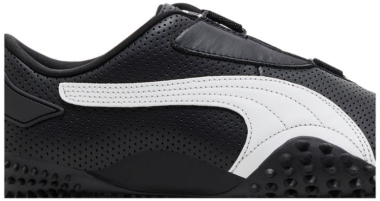 Puma Mostro Perforated Leather Pack   Black White