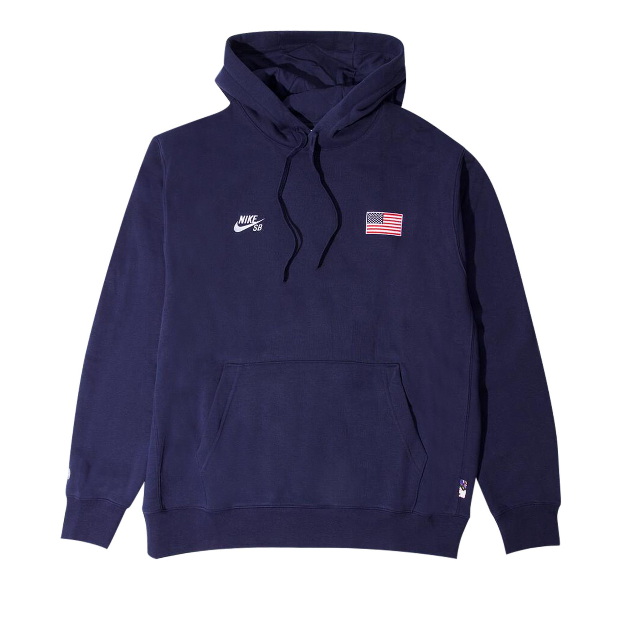 Buy Nike SB Team USA Fleece Pullover Hoodie Obsidian White FZ4102 451 GOAT CA