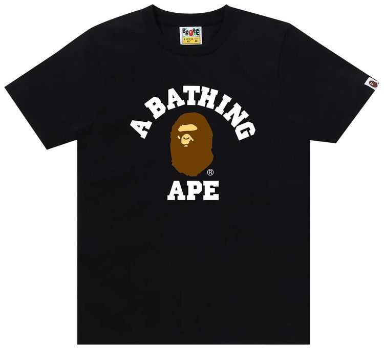 BAPE College Tee Black
