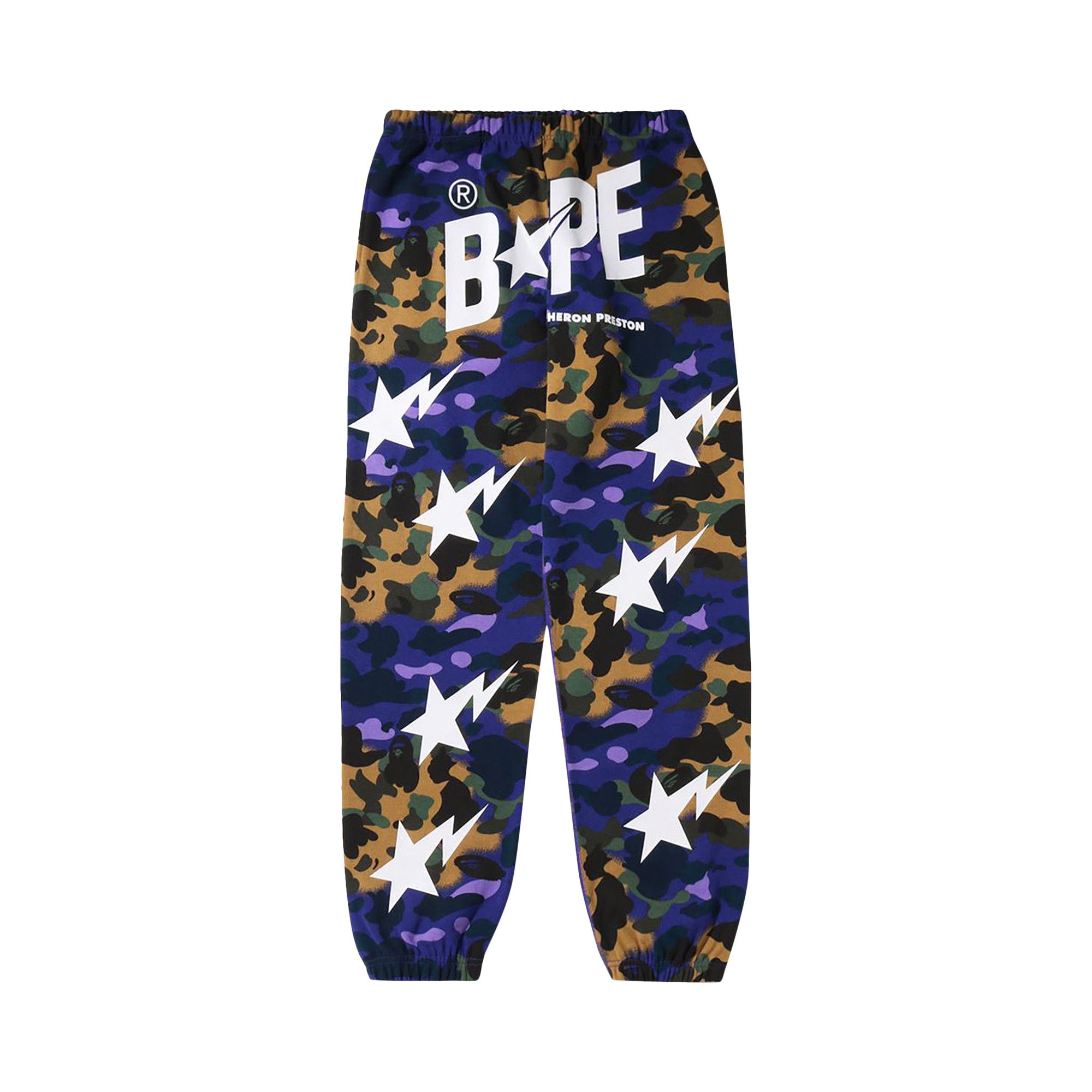 Buy BAPE x Heron Preston Mix 1st Camo Duck Painter Pants Purple 1I23 152 904 PURPLE GOAT CA