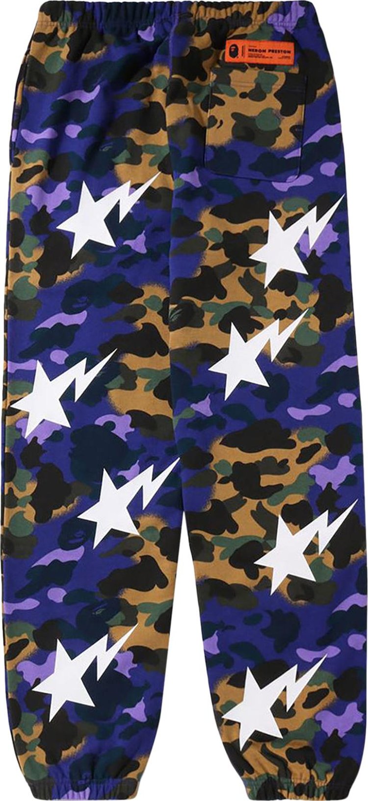 BAPE x Heron Preston Mix 1st Camo Duck Painter Pants Purple