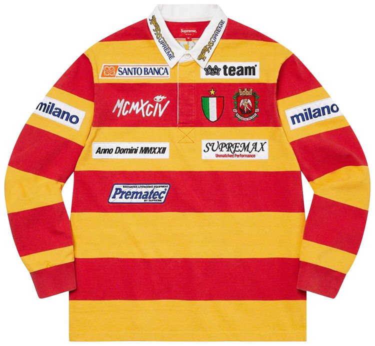 Supreme Stripe Rugby Red