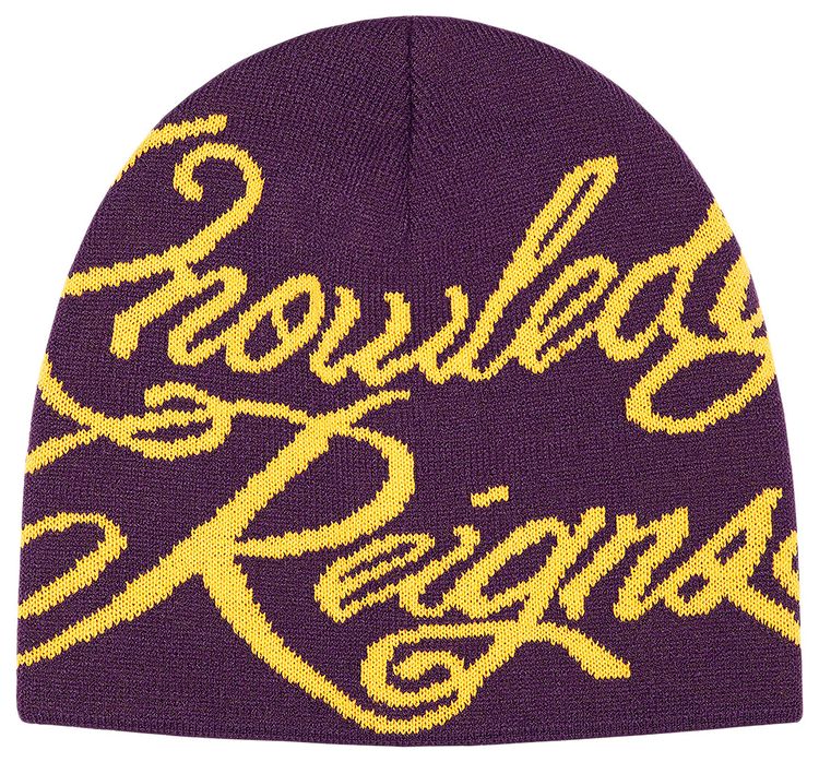 Supreme Knowledge Reigns Beanie Purple