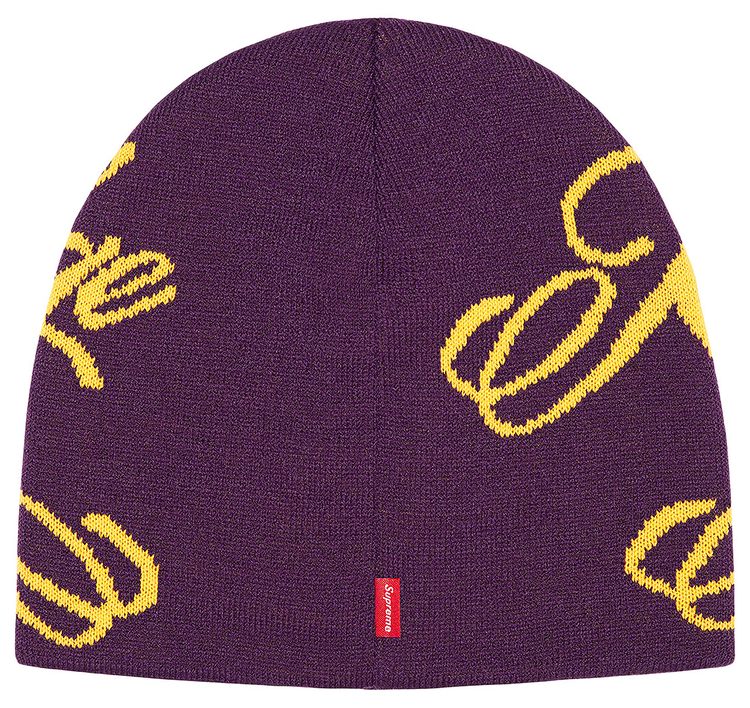 Supreme Knowledge Reigns Beanie Purple