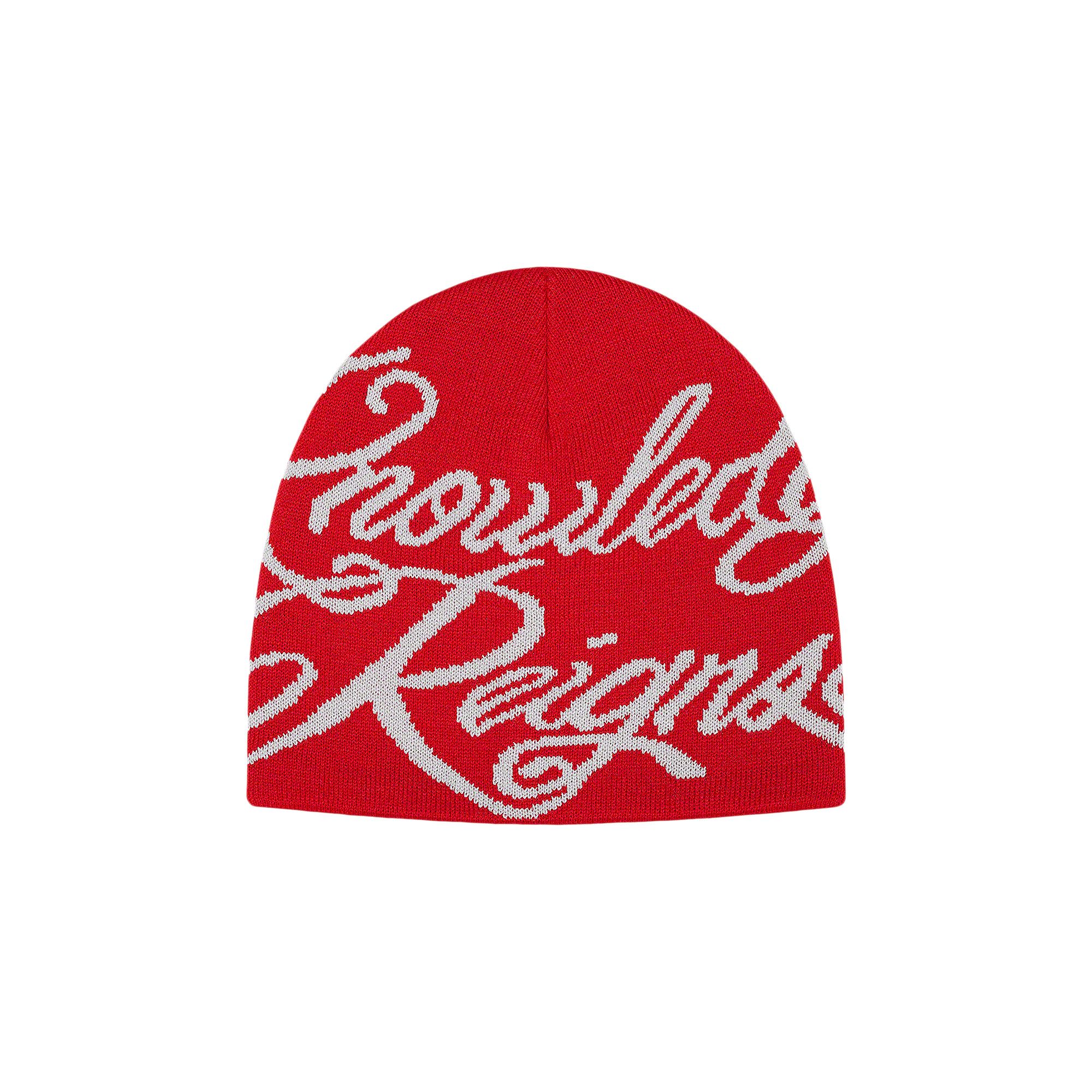 Buy Supreme Knowledge Reigns Beanie 'Red' - SS22BN27 RED | GOAT DE