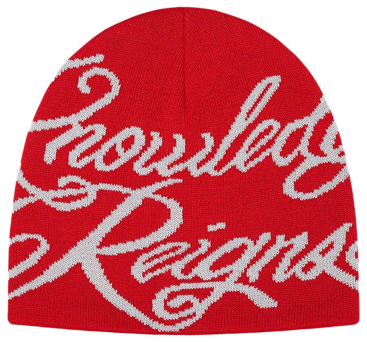 Supreme Knowledge Reigns Beanie Red