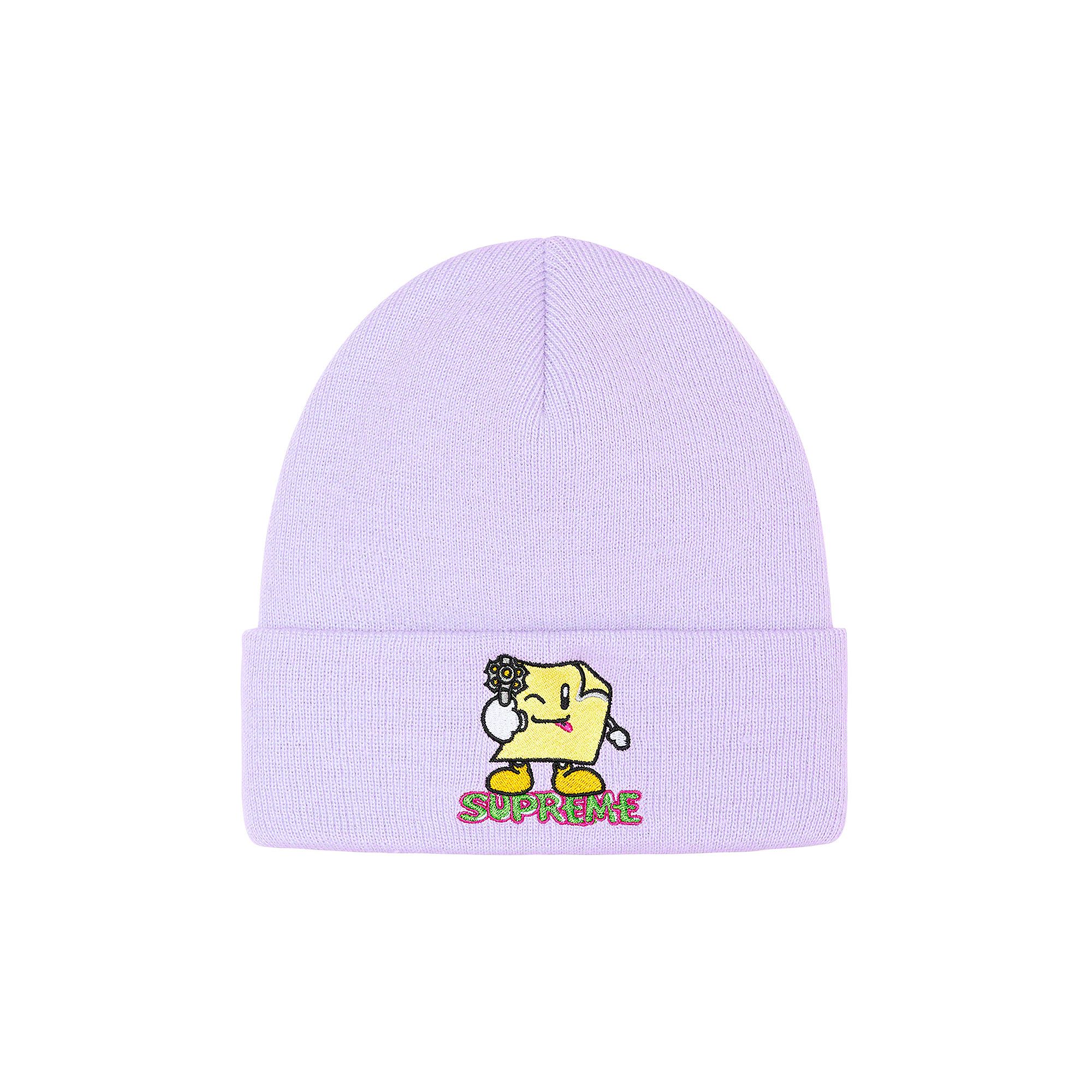 Buy Supreme Sticky Note Beanie 'Lavender' - SS22BN11