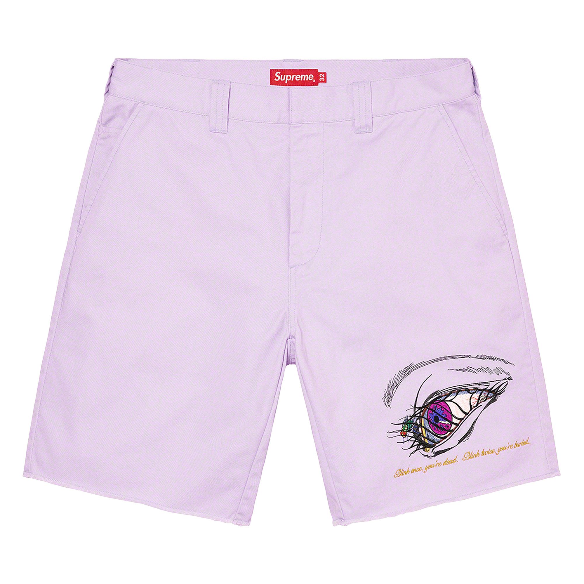 Buy Supreme Aeon Flux Work Short 'Lavender' - SS22SH20 LAVENDER | GOAT
