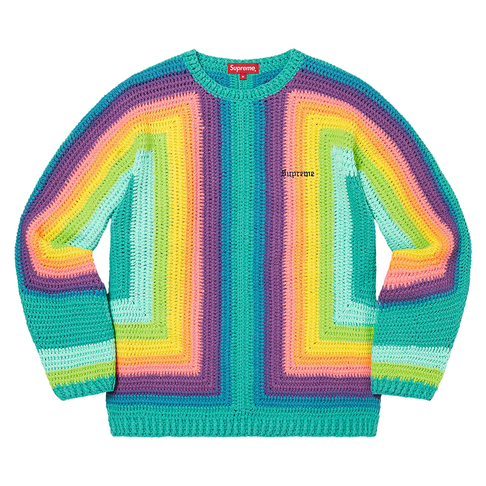 Buy Supreme Hand Crocheted Sweater 'Multicolor' - SS22SK15