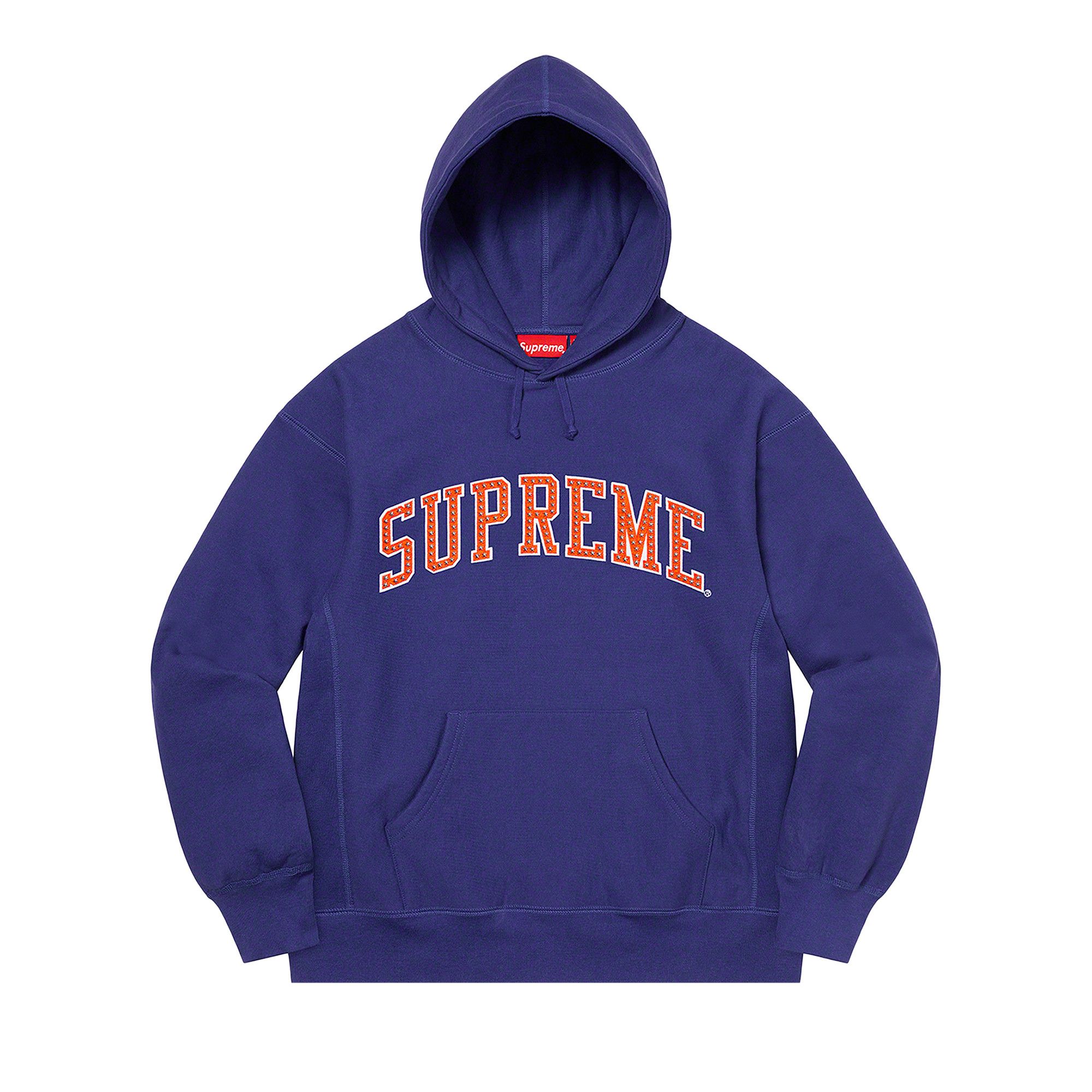 Buy Supreme Stars Arc Hooded Sweatshirt 'Dark Royal' - SS22SW68