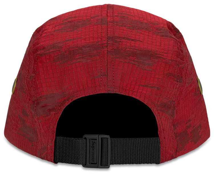 Supreme Broken Camo Camp Cap Red