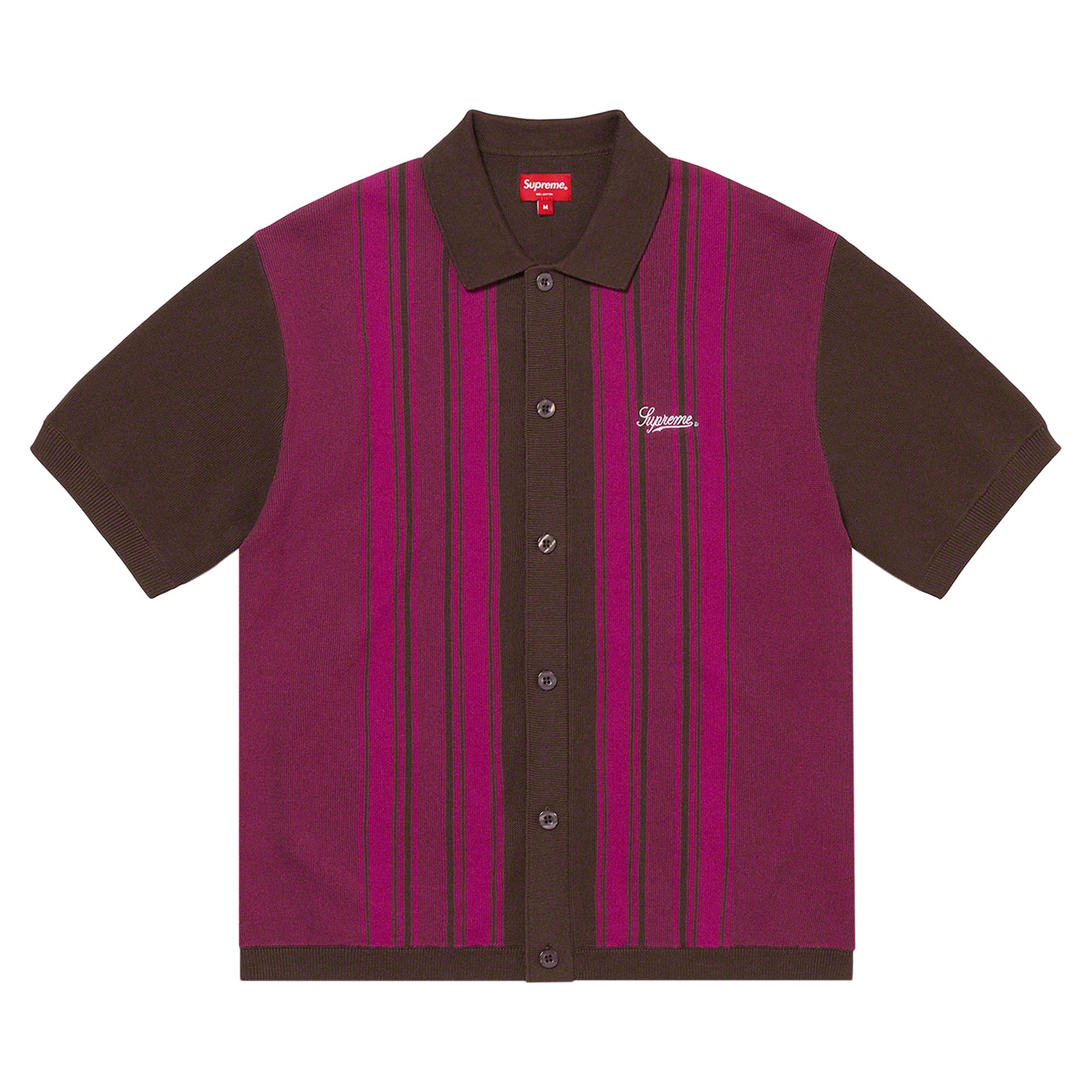 トップス supreme stripe button up polo Buy Supreme Stripe Button Up Polo 'Brown' - SS22KN67 BROWN | GOAT CA