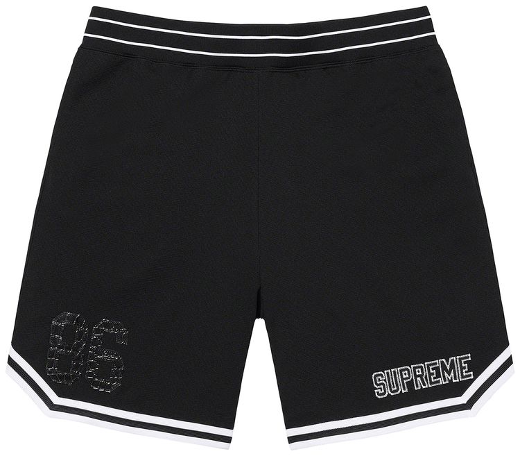 Supreme Faux Croc Basketball Short Black