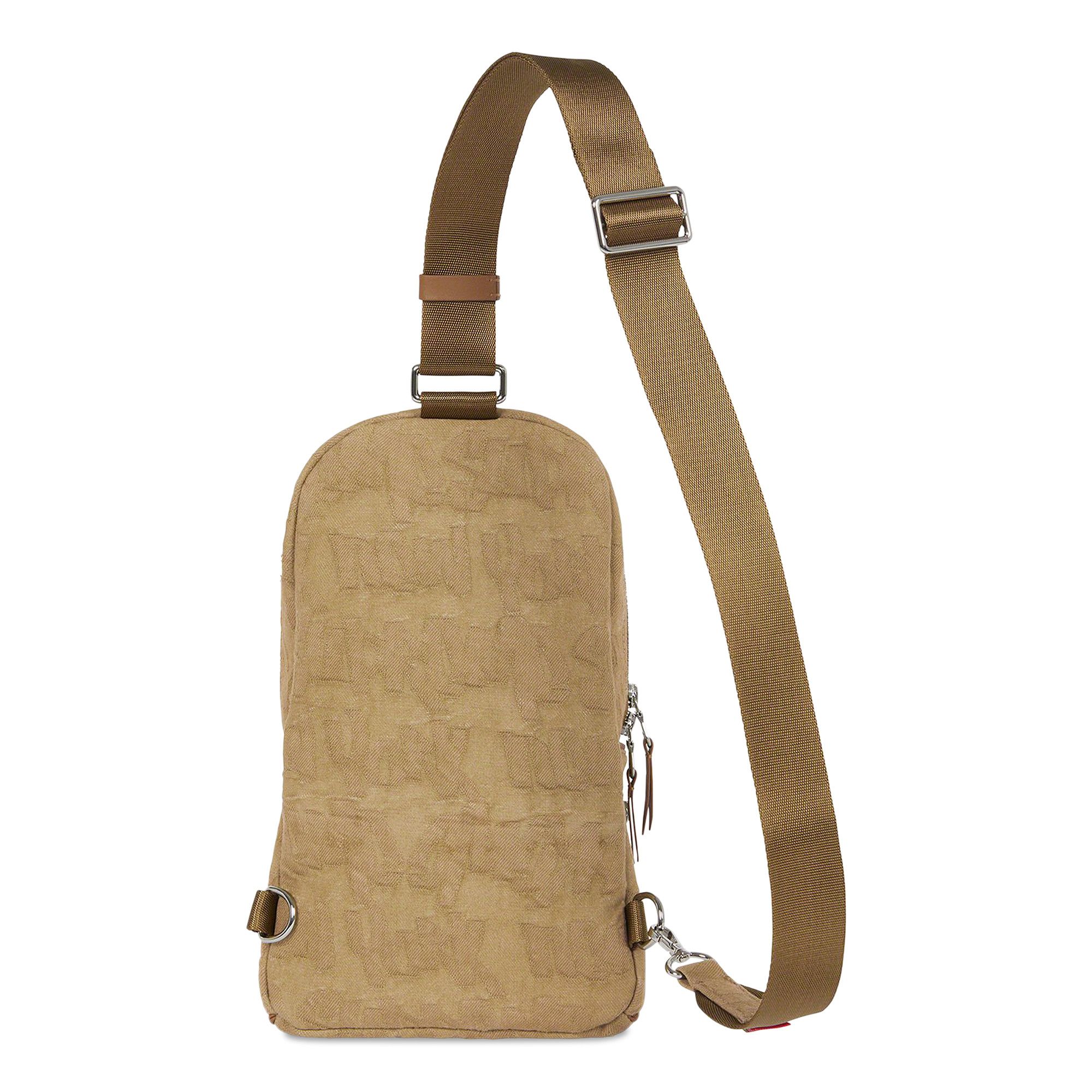 入荷now 買えない Fat Supreme Buy Tip 'Olive Bag Sling Denim Jacquard バッグ
