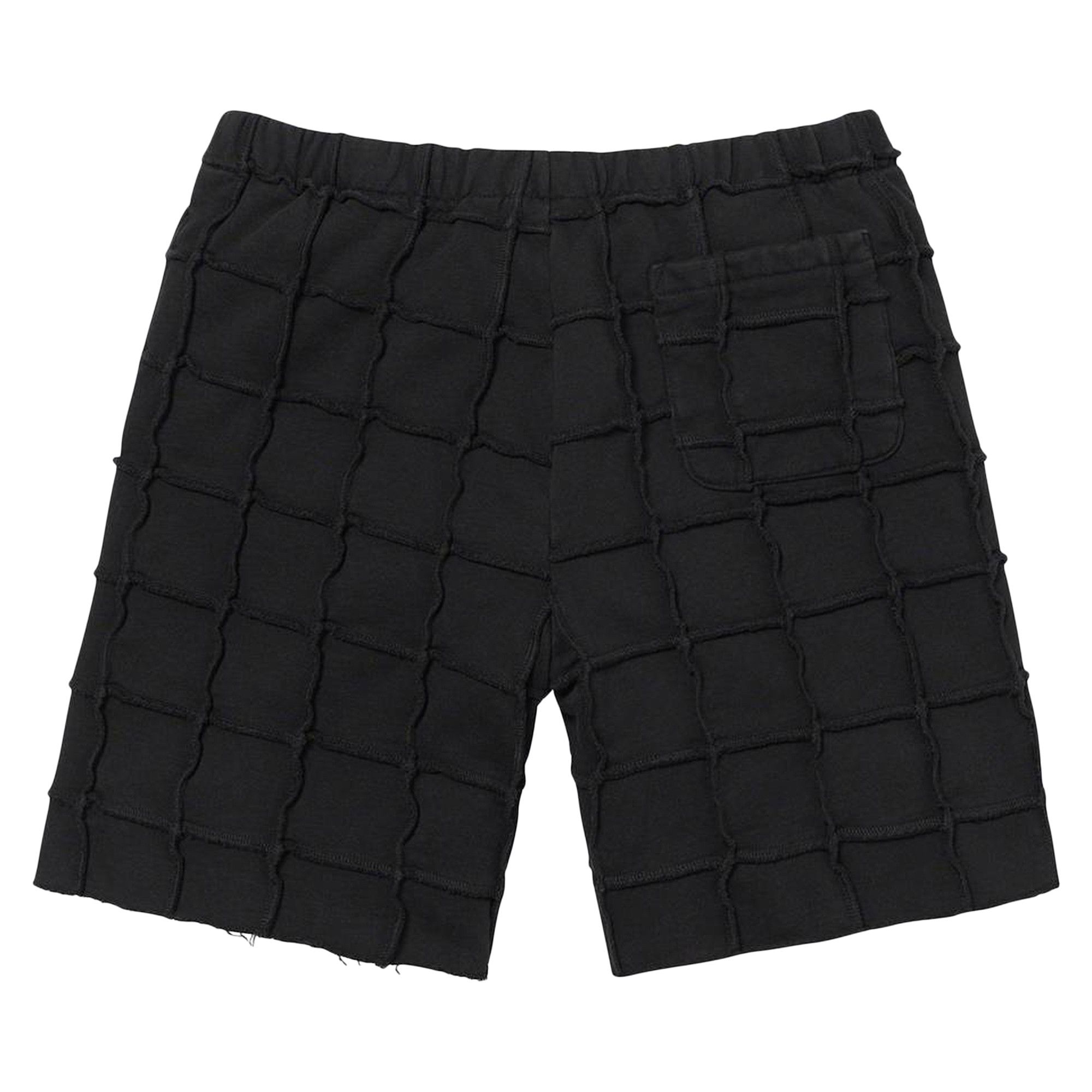 Buy Supreme Reverse Patchwork Sweatshort 'Black' - SS22SH37 BLACK
