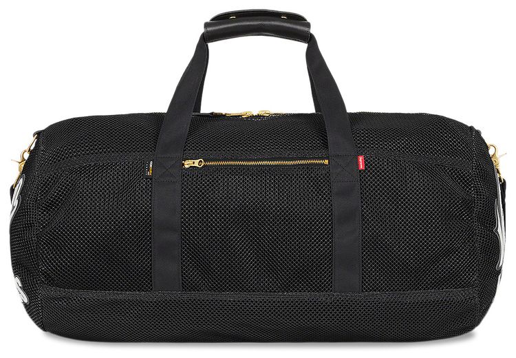 Supreme x Vanson Leathers Cordura Mesh Duffle Bag Black
