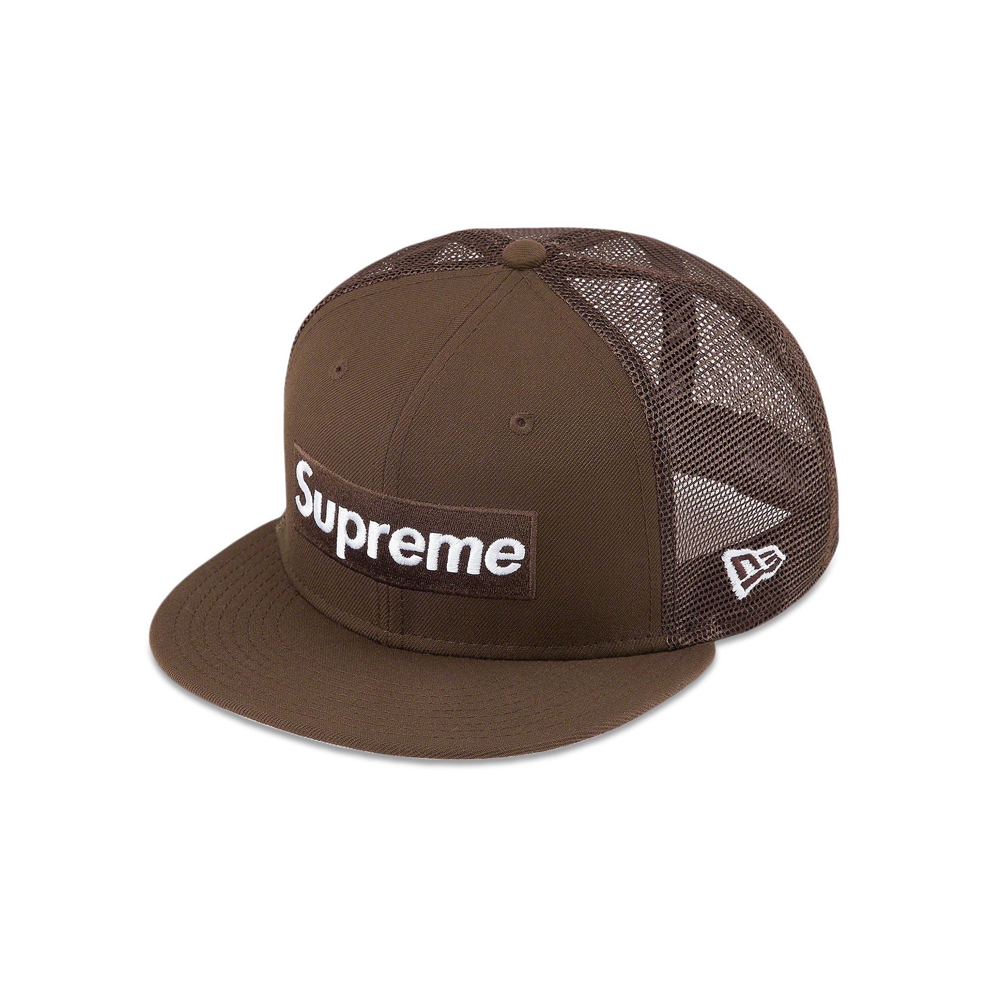 Supreme Box LogoメッシュキャップNew Eraブラウン新品未使用 Buy Supreme Box Logo Mesh Back New Era 'Brown' - SS22H49 BROWN | GOAT
