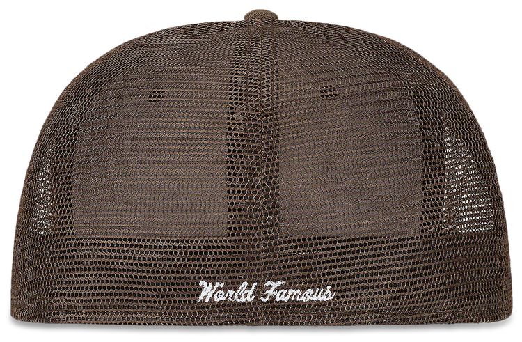 Supreme Box Logo Mesh Back New Era Brown