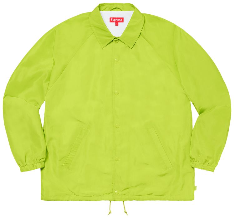 Supreme World Famous Coaches Jacket Lime