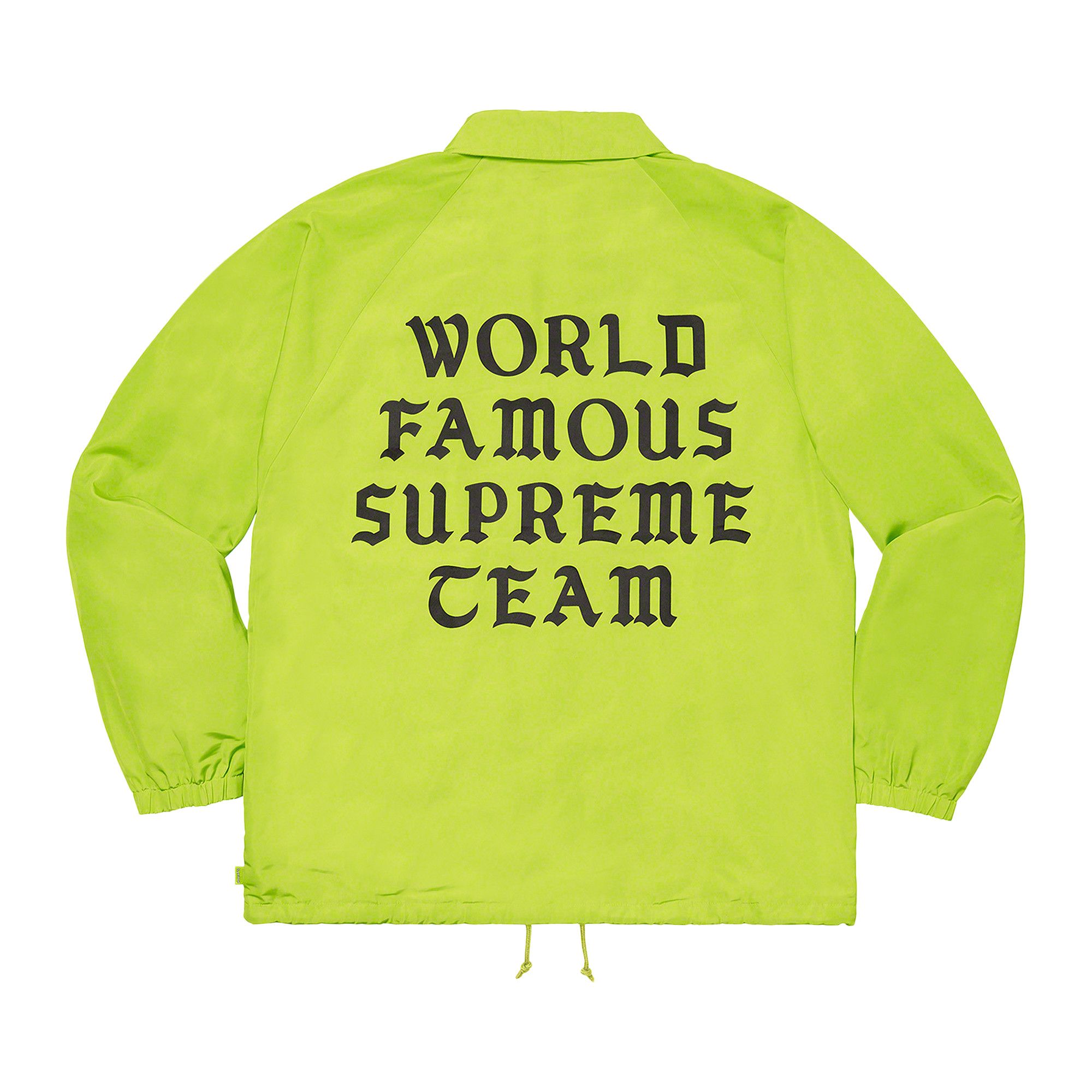 Buy Supreme World Famous Coaches Jacket 'Lime' - SS20J90 LIME | GOAT