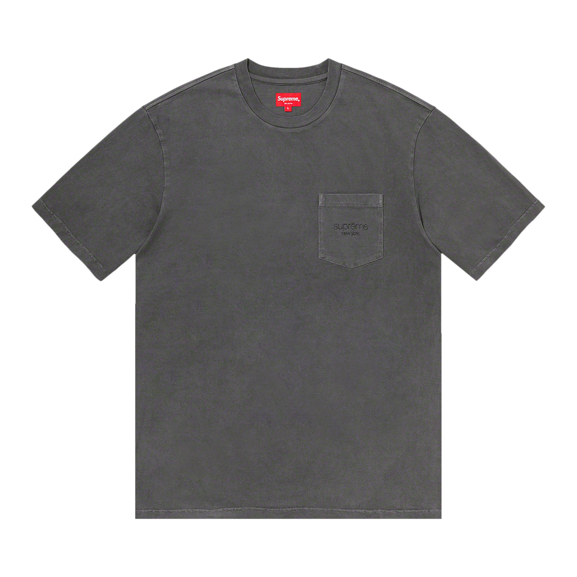 Buy Supreme Overdyed Pocket Tee 'Black' - SS20KN65 BLACK | GOAT