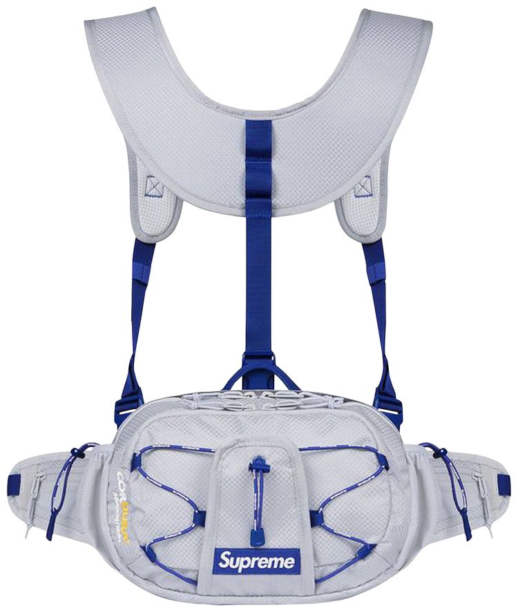 Supreme Harness Waist Bag Silver