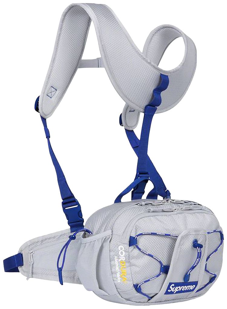 Supreme Harness Waist Bag Silver