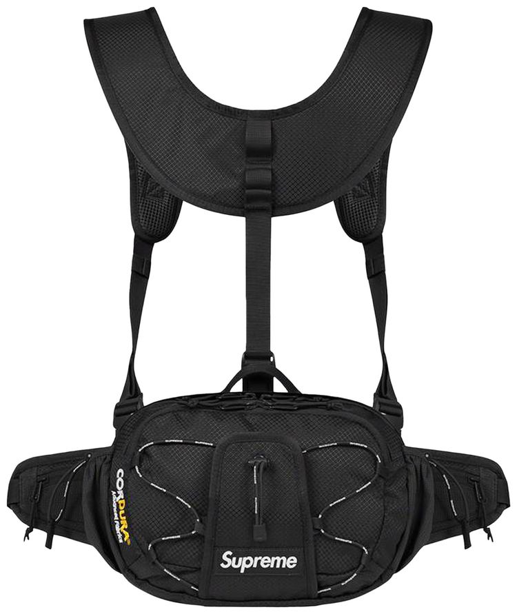 Supreme Harness Waist Bag Black