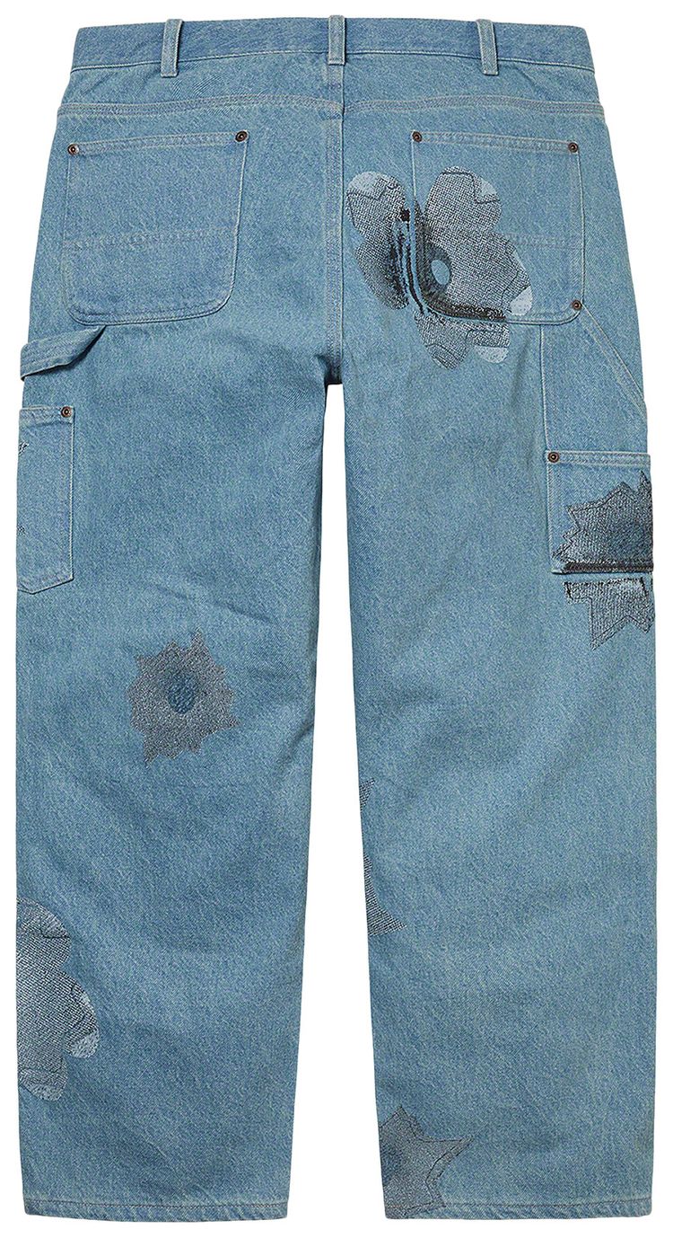 Supreme x Nate Lowman Double Knee Painter Pant Denim