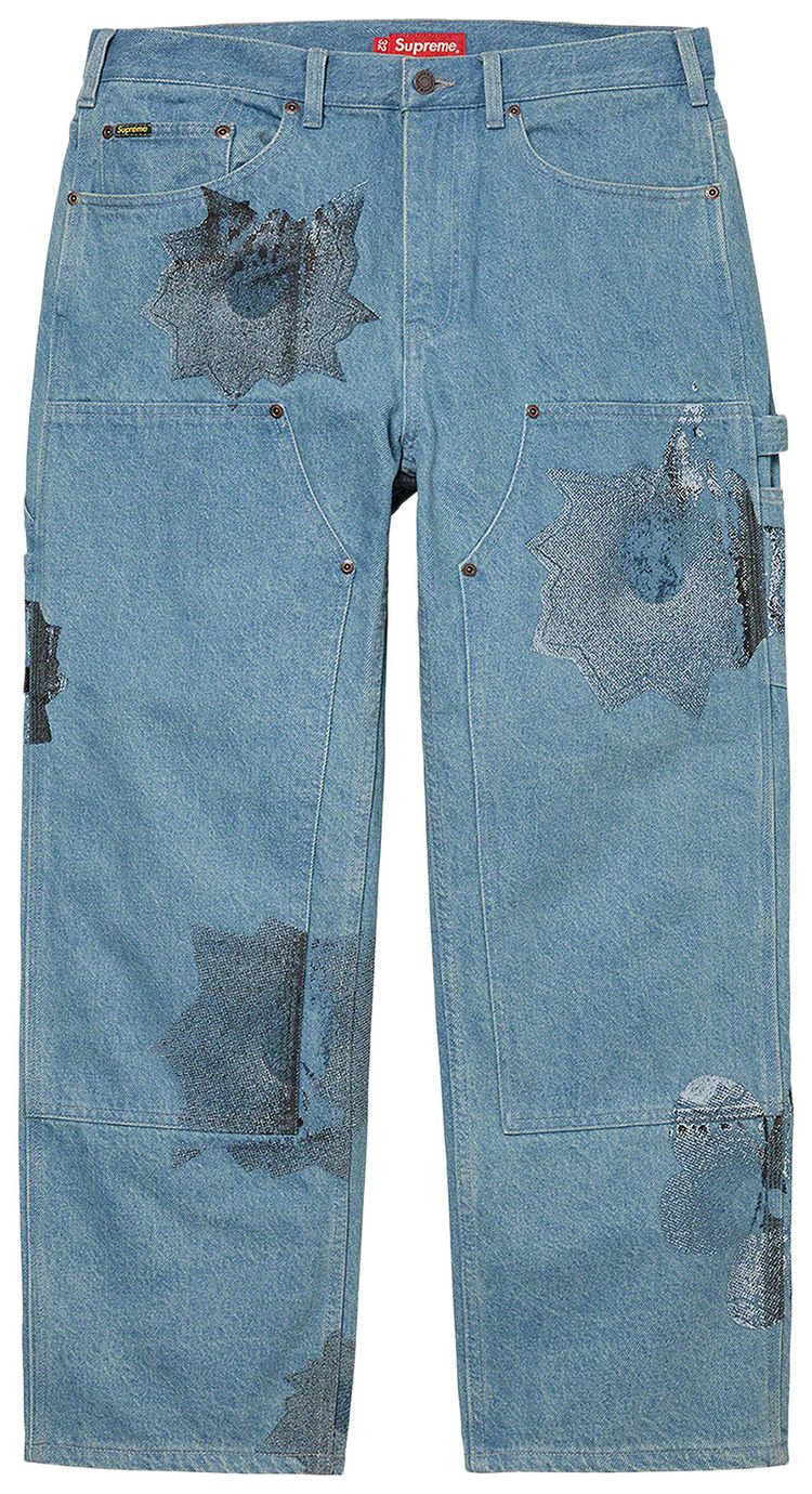 Supreme x Nate Lowman Double Knee Painter Pant Denim