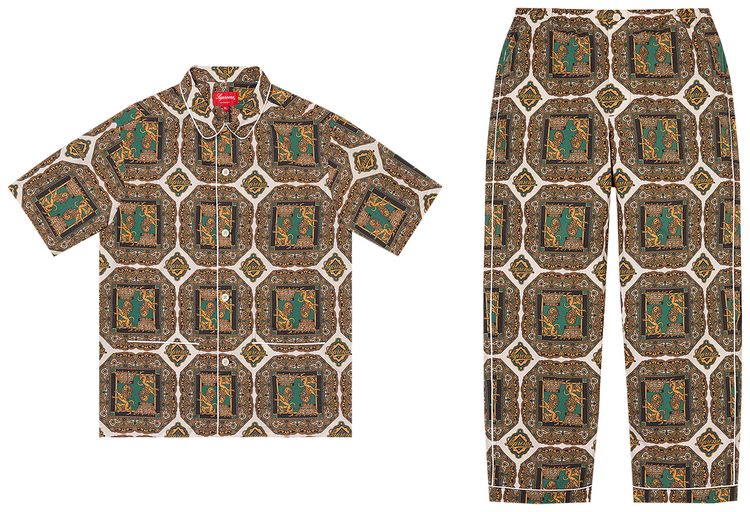 Supreme Regency Pajama Set Gold