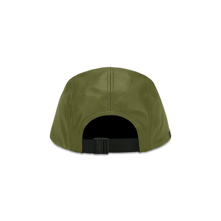 Supreme GORE TEX Leather Camp Cap Olive