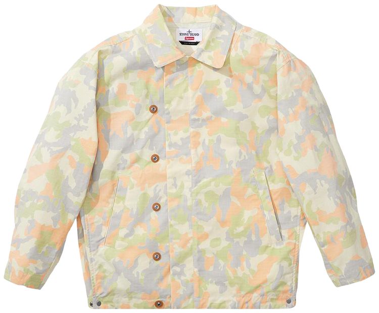 supreme stone island ice jacket camouflage