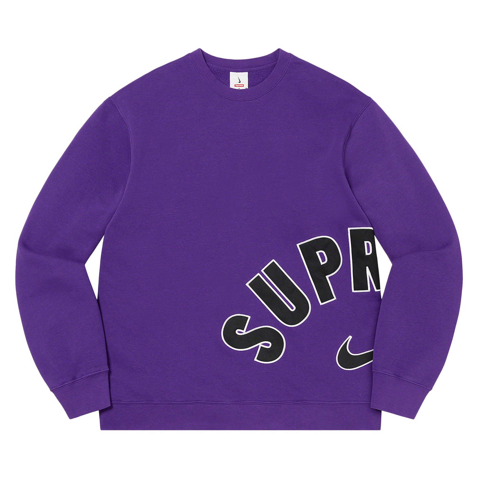 Purple supreme crewneck hotsell