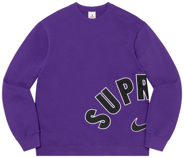 Supreme x Nike Arc Crewneck Purple