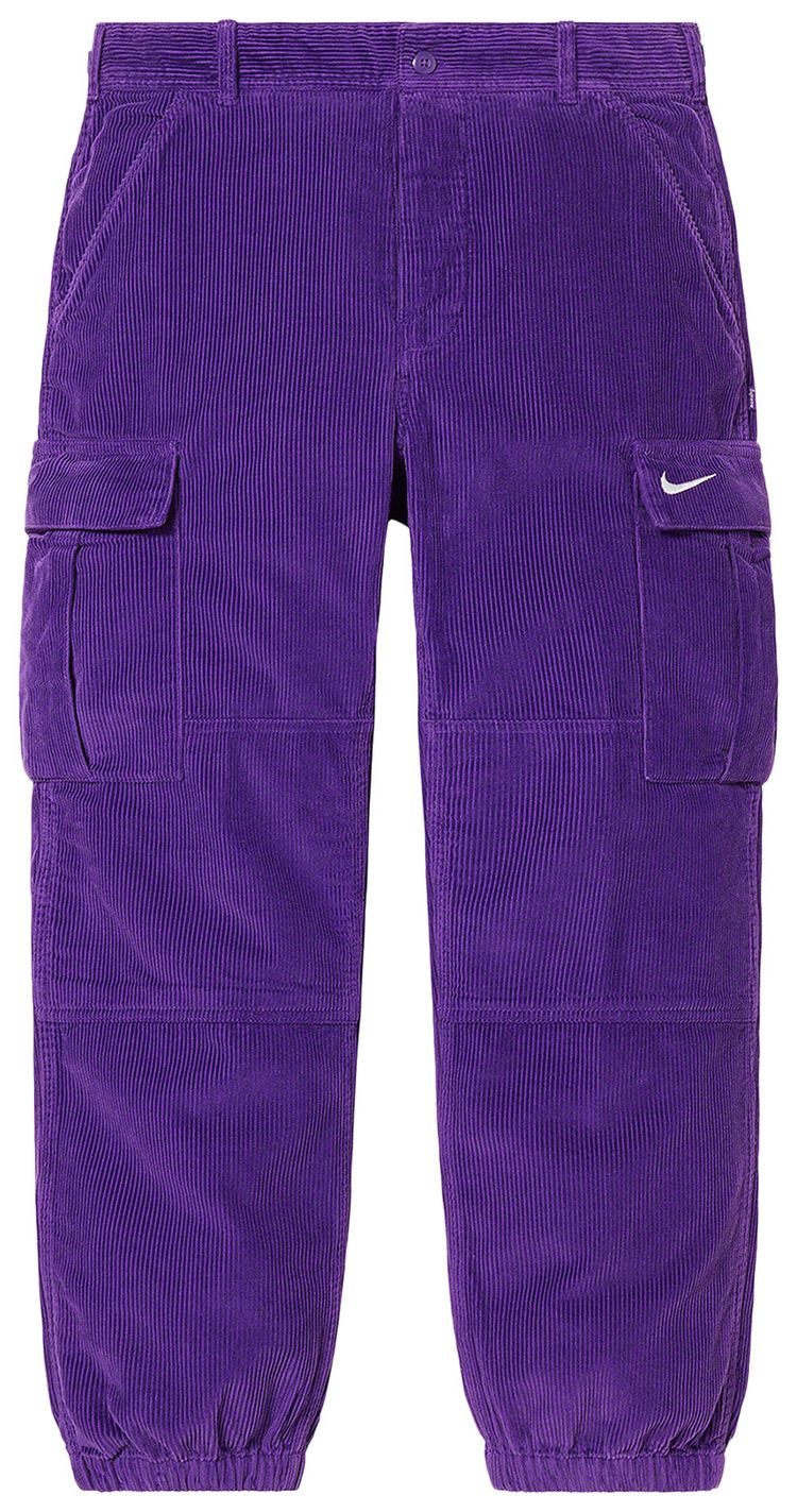 Supreme x Nike Arc Corduroy Cargo Pant Purple