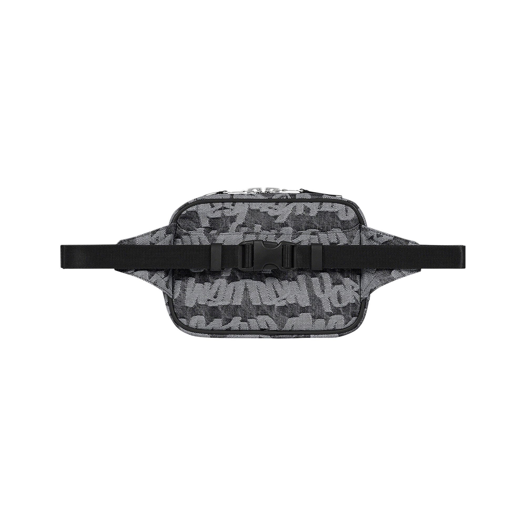 人気のファッションブランド！ Fat Supreme Buy Tip 'Black Bag Waist Denim Jacquard ウエストポーチ