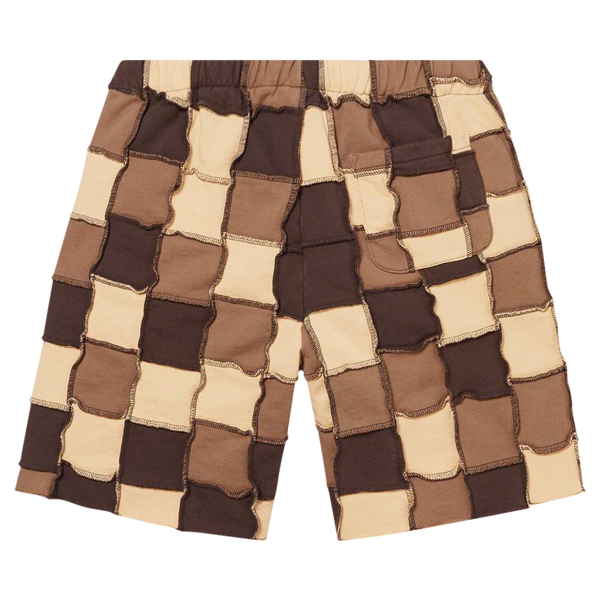 Buy Supreme Reverse Patchwork Sweatshort 'Brown' - SS22SH37