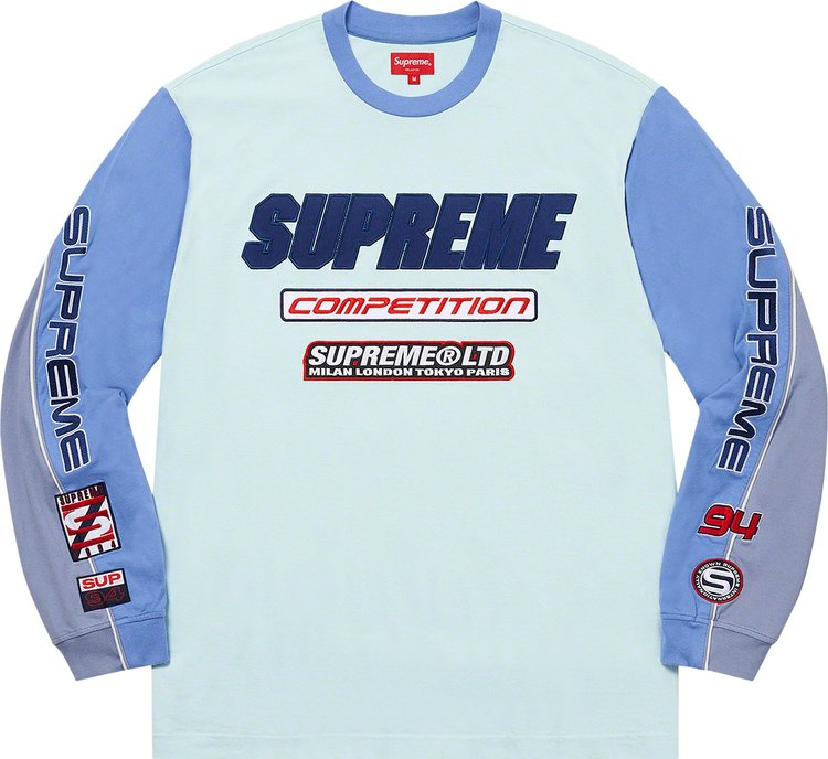 Supreme Competition Long Sleeve Top Light Blue