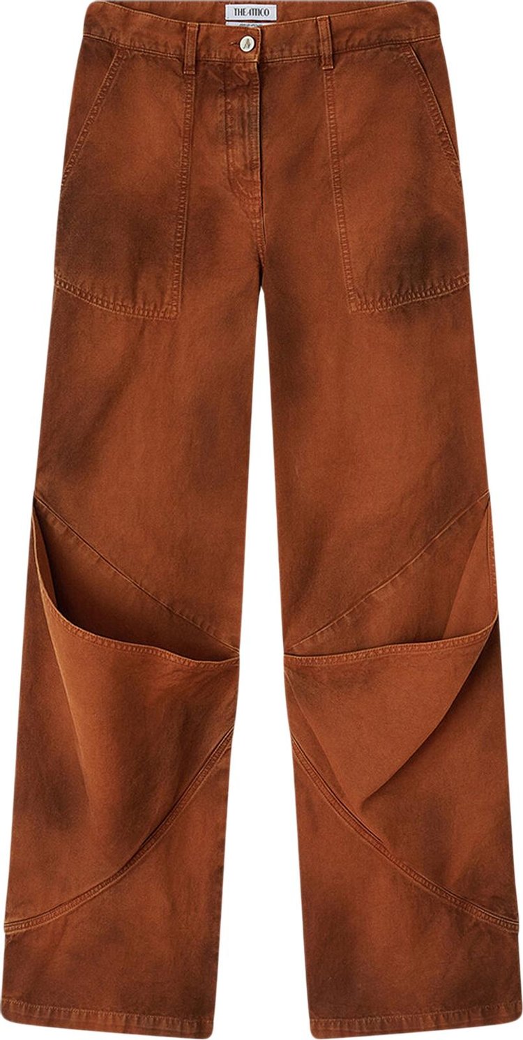 The Attico Long Pants TobaccoBrown