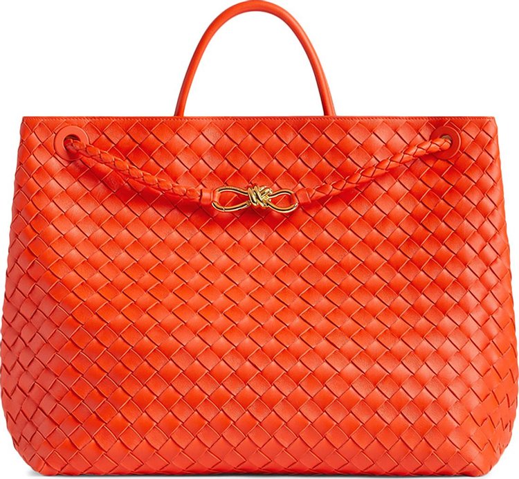 Bottega Veneta Large Andiamo Orange