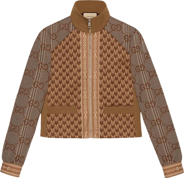 Gucci Jacquard Jersey Coffee