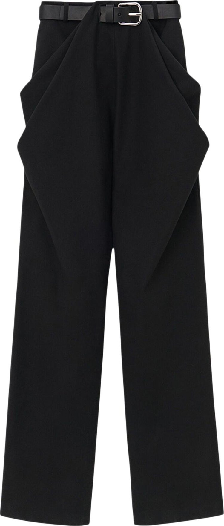 Loewe Draped Trousers Black