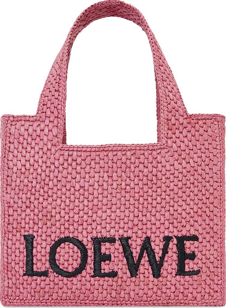 Loewe Font Tote Mini Bag SunsetPink