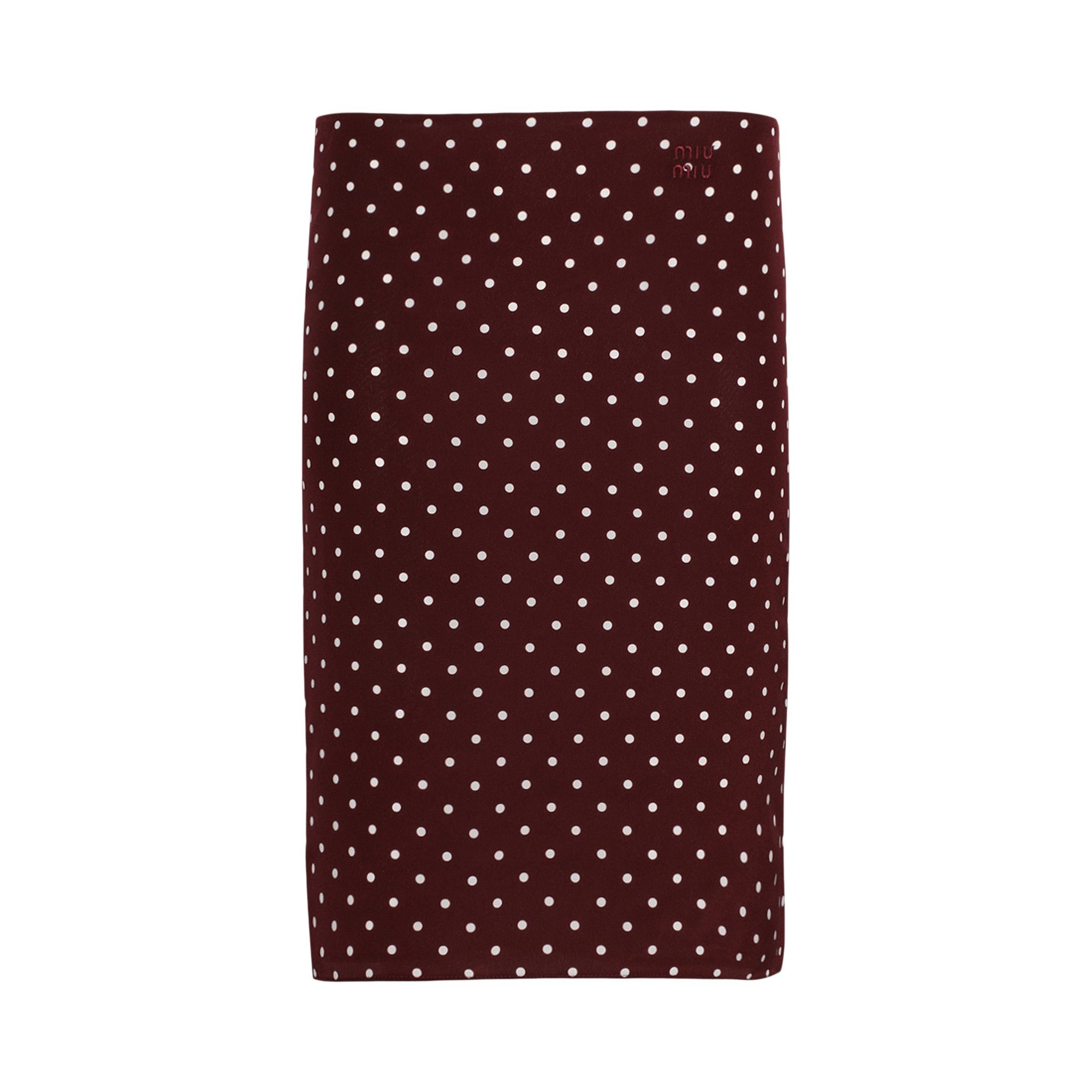 Buy Miu Miu Polka Dot Skirt 'Red' - MG2269 S OOO F0FDD | GOAT