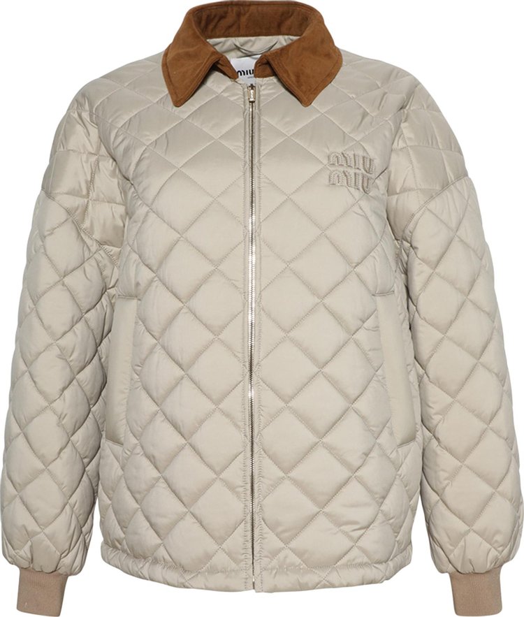 Miu Miu Padded Jacket White