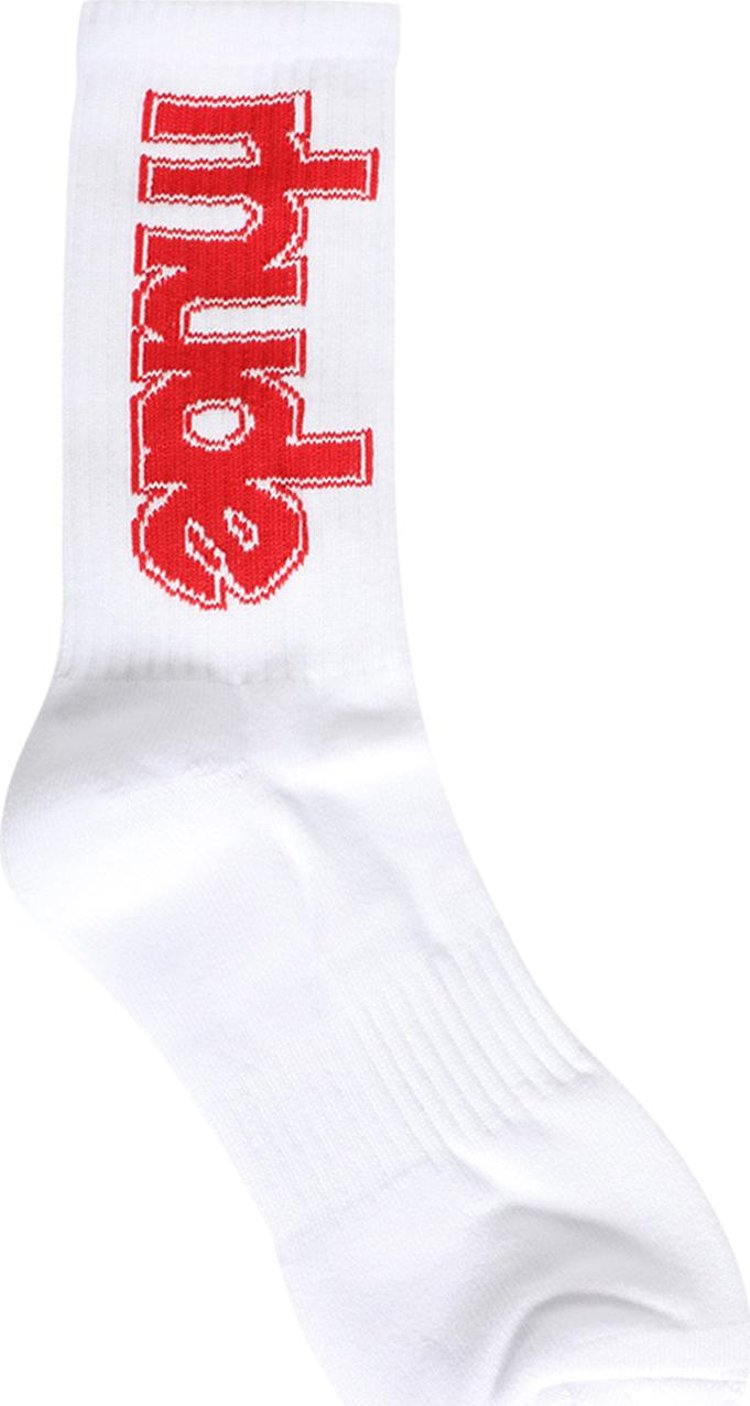 Rhude Ski Club Sock WhiteRed