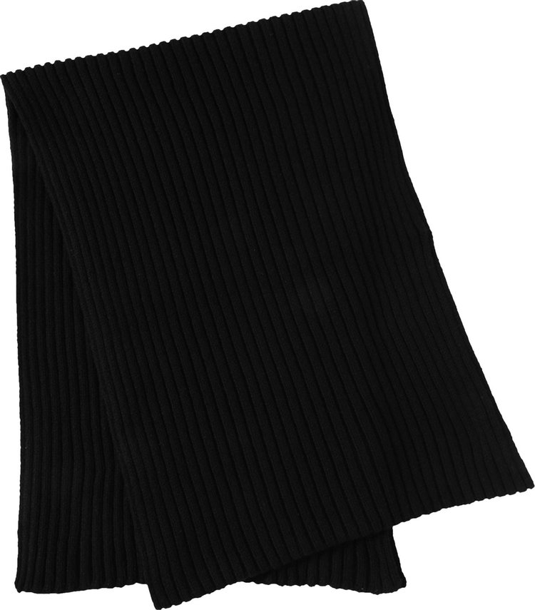 Rick Owens Long Scarf Black