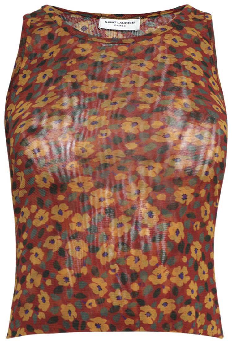 Saint Laurent Tank Top BordeauxMulticolor